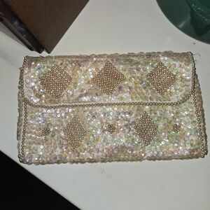 Vintage Made in Japan Sequence Clutch